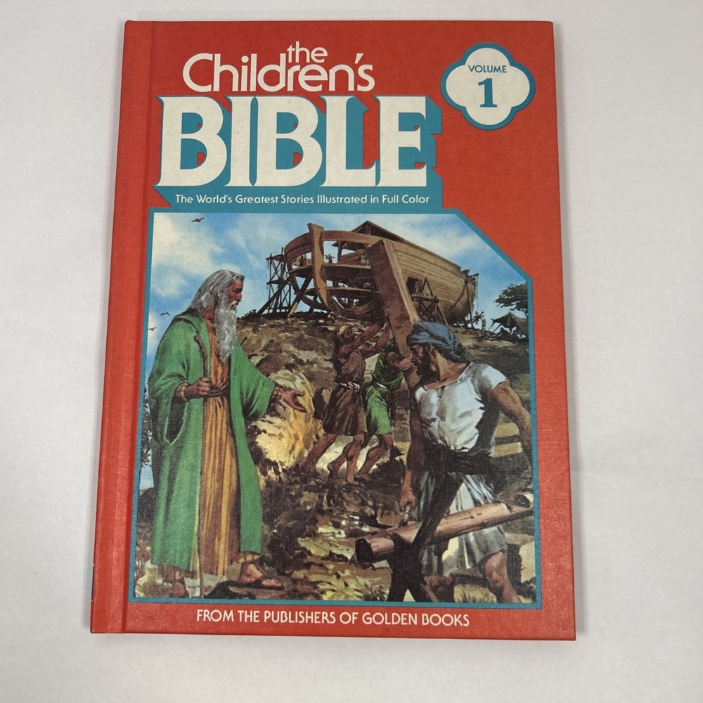 The Children's Bible Volume 1 Golden Books Hardcover Kids Book 1981